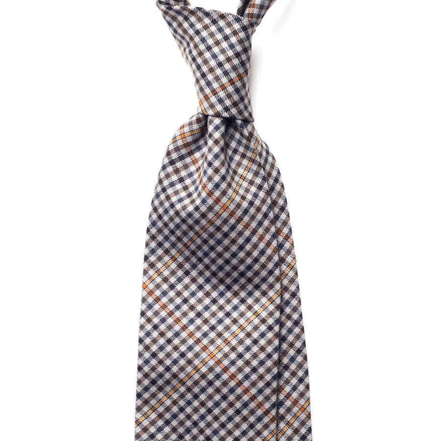 GUNCHECK WOOL TIE