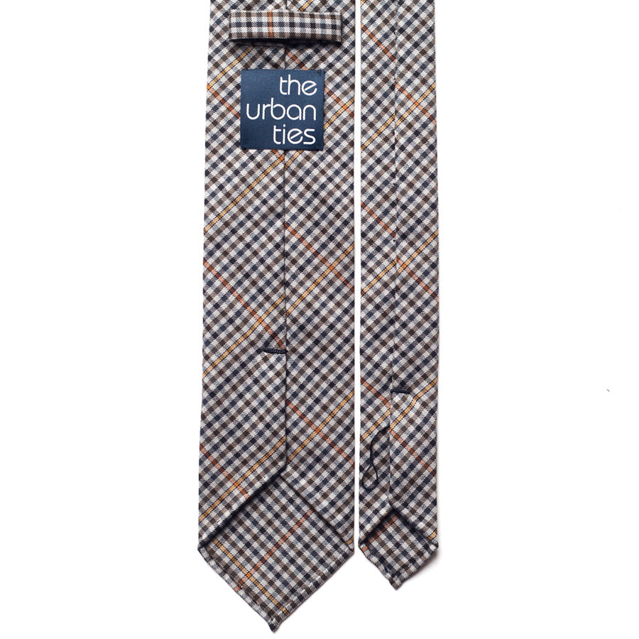 GUNCHECK WOOL TIE