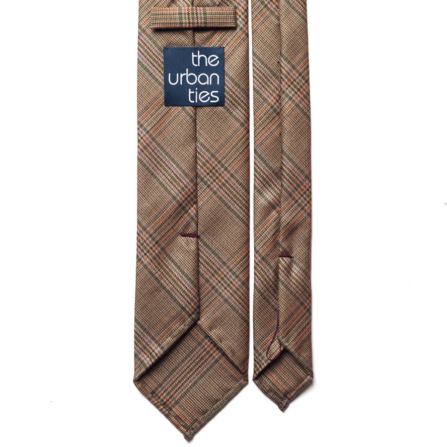 GLENCHECK WOOL TIE