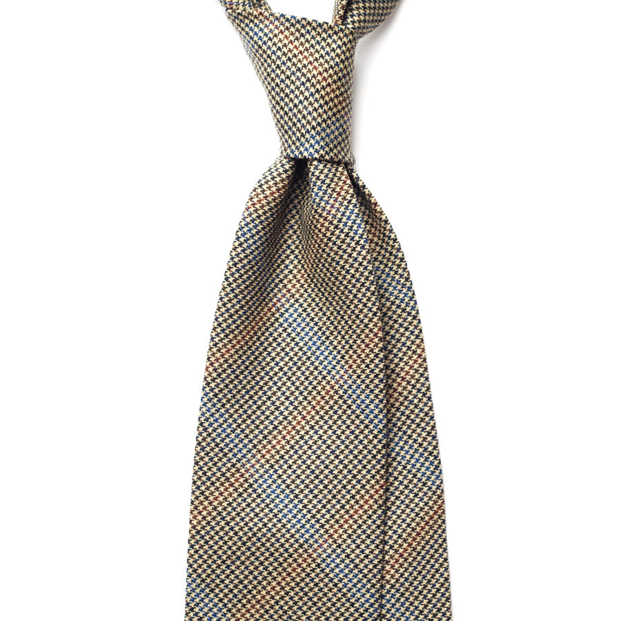 HOUNDSTOOTH WOOL TIE