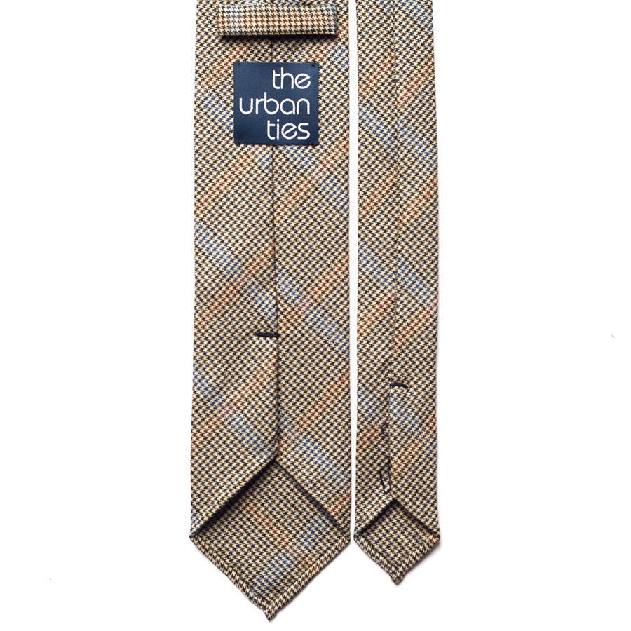 HOUNDSTOOTH WOOL TIE