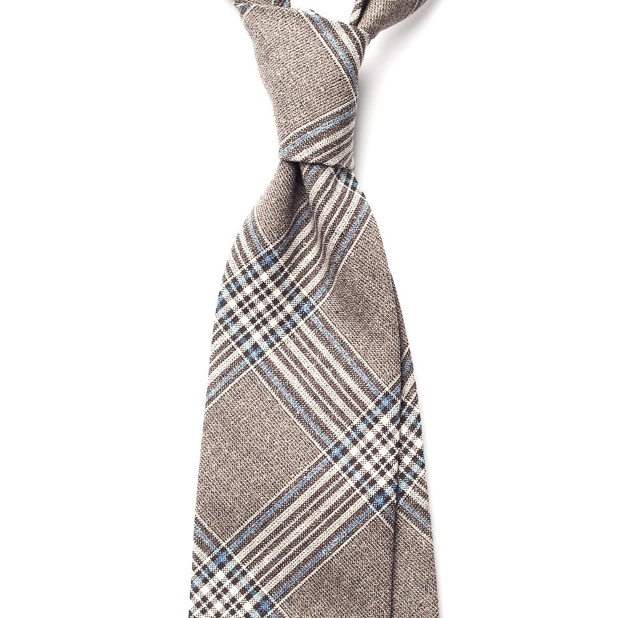 WINDOWPANE WOOL/SILK TIE