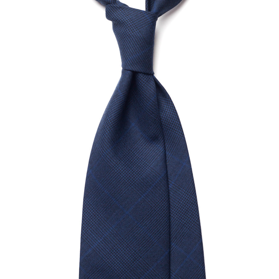 GLENCHECK WOOL TIE