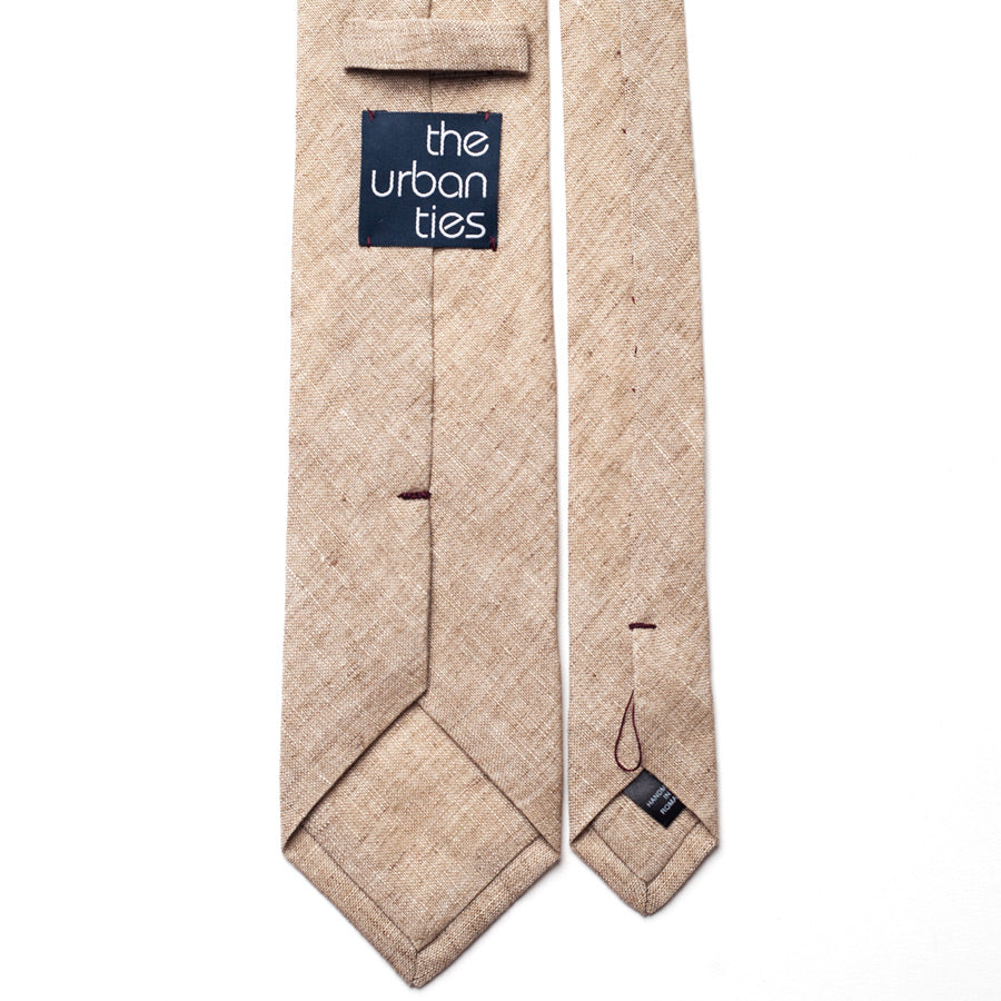OATMEAL LINEN TIE