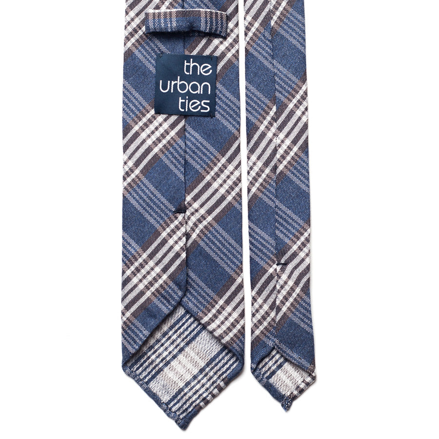 PLAID WOOL/SILK TIE