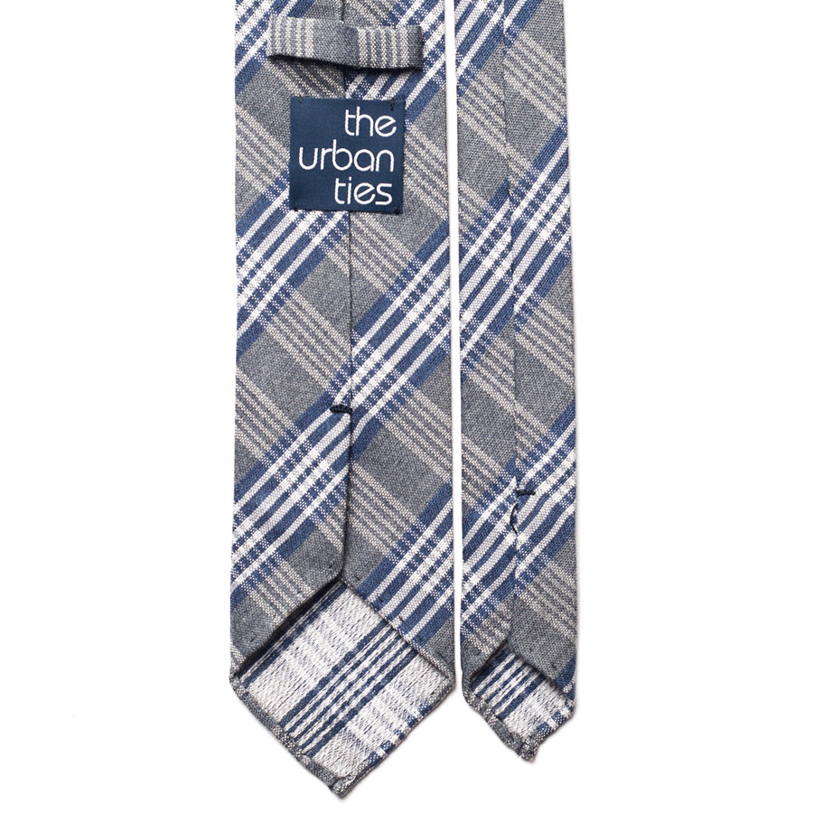 PLAID WOOL/SILK TIE