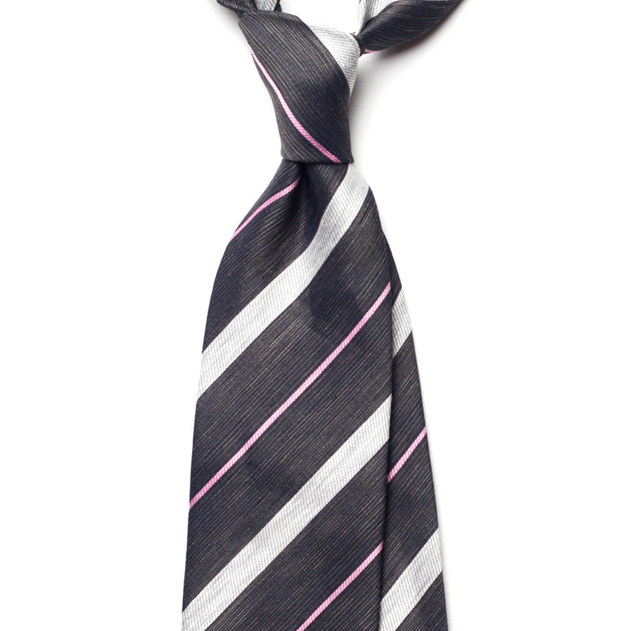REPP STRIPE SILK TIE