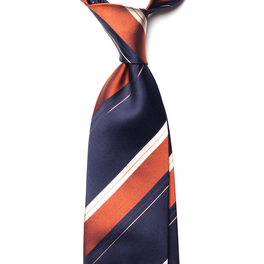 REPP STRIPE SILK TIE
