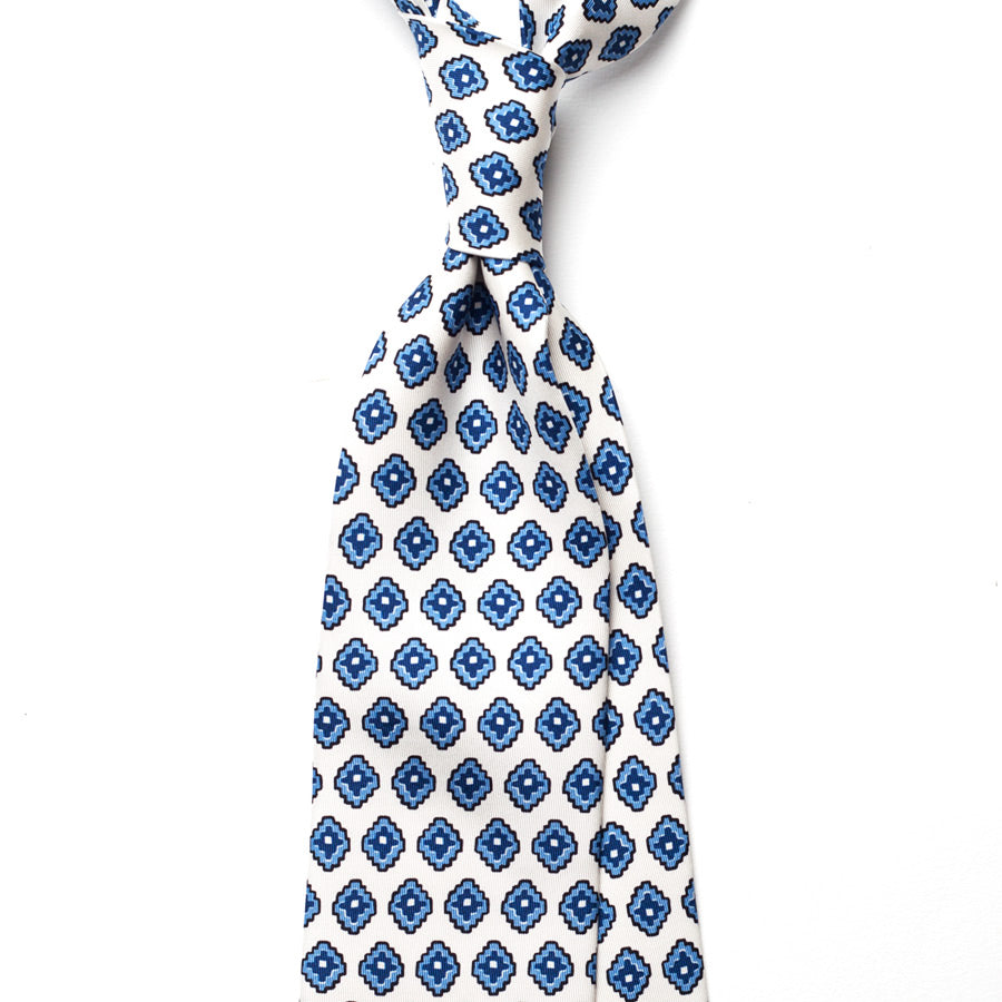 GEOMETRIC SILK TIE