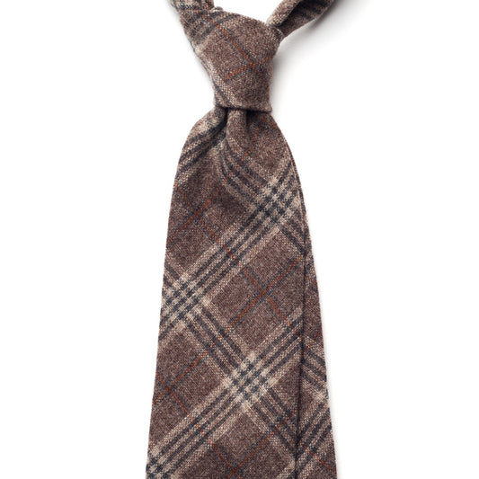 PLAID TWEED TIE