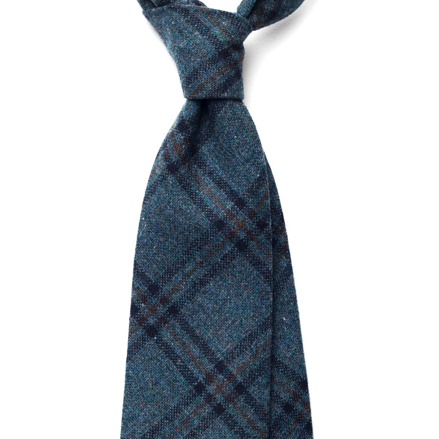 PLAID TWEED TIE