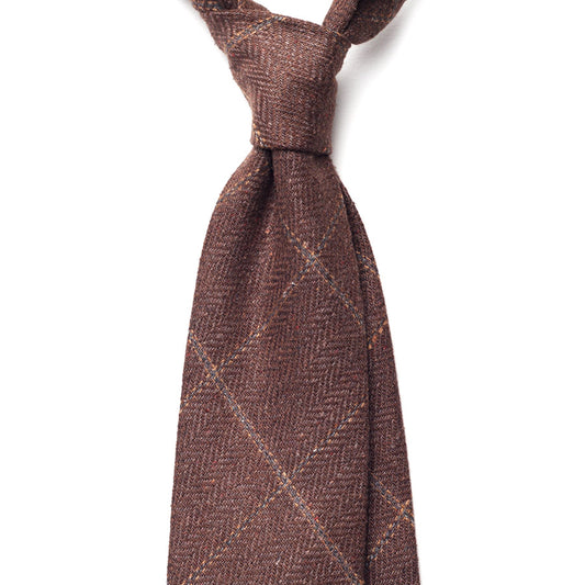 WINDOWPANE WOOL TIE