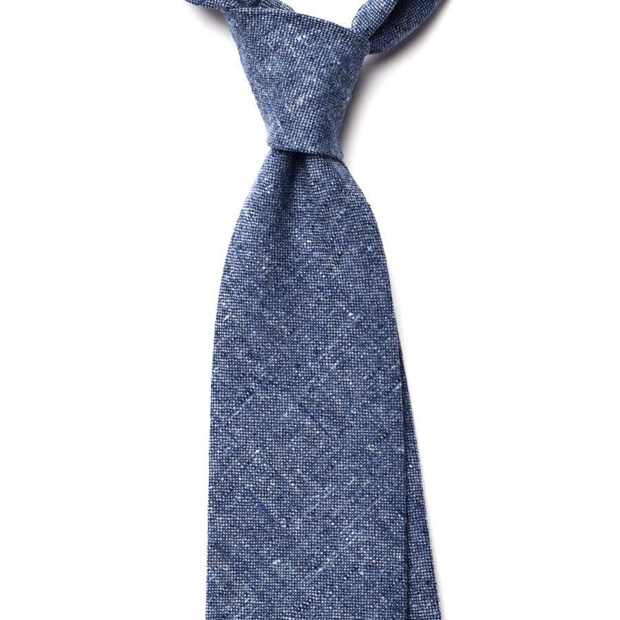 BLUE CASHMERE TIE