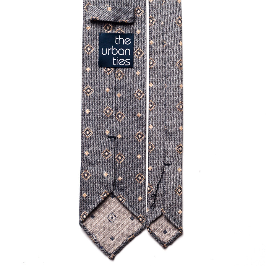 VINTAGE MEDALLION SILK/COTTON TIE