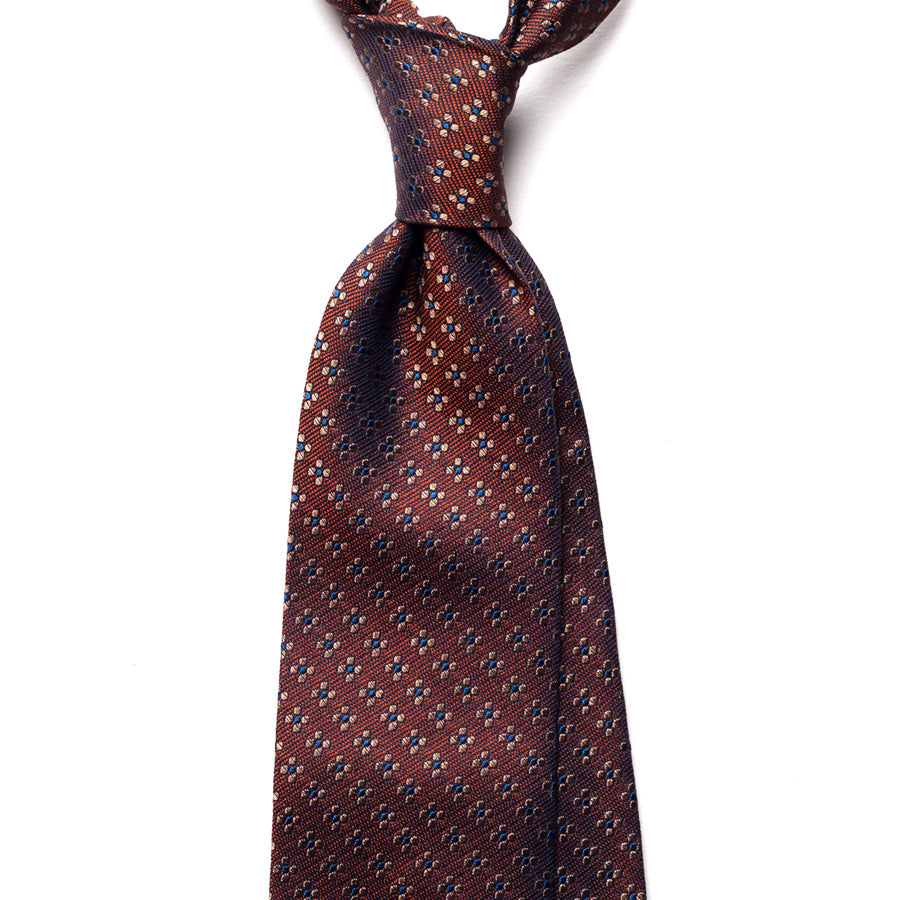 FLORAL JACQUARD SILK TIE