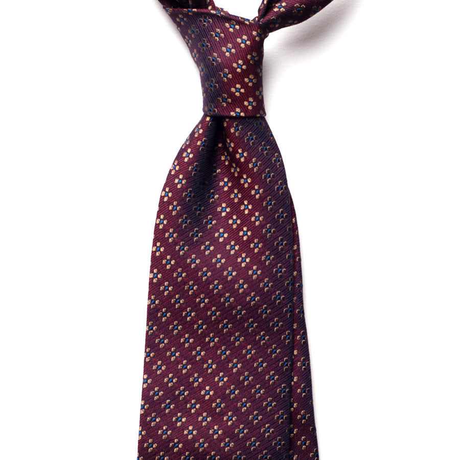 FLORAL JACQUARD SILK TIE