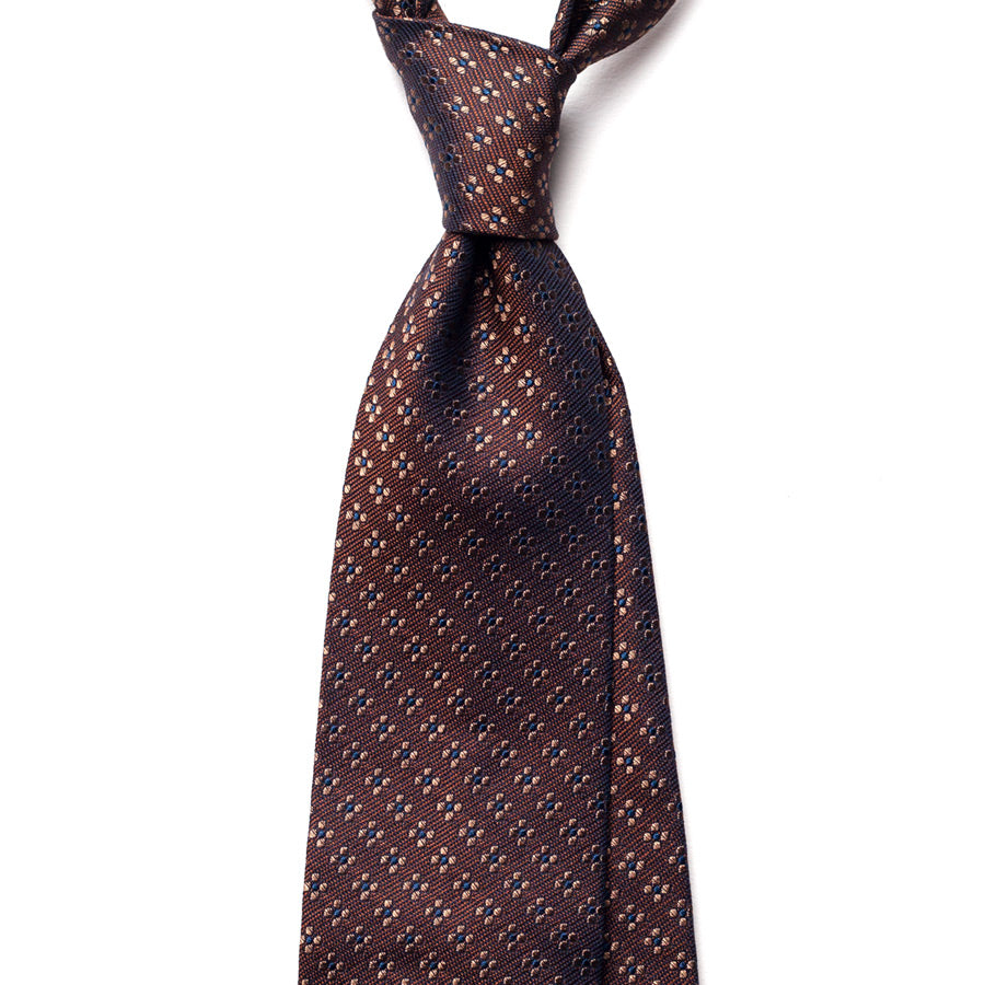 FLORAL JACQUARD SILK TIE