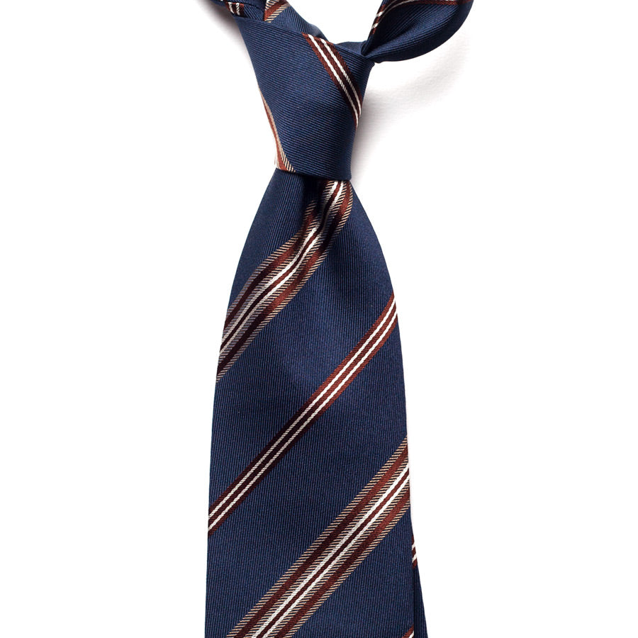 REPP STRIPE SILK TIE