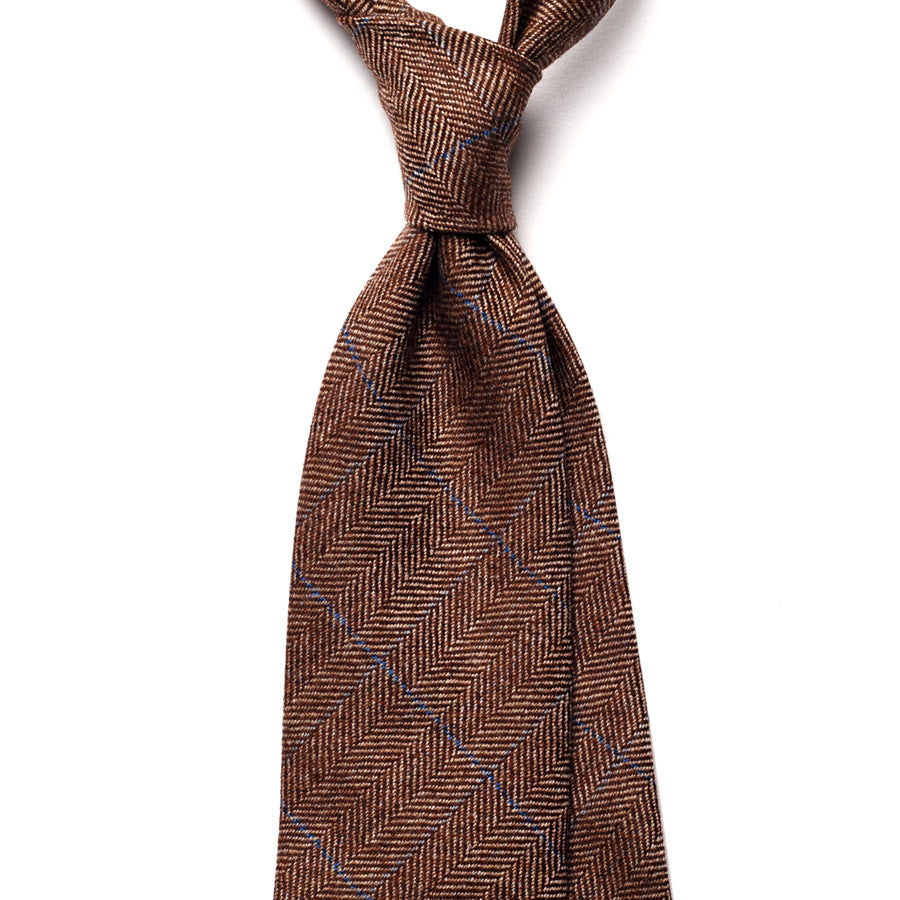 HERRINGBONE WOOL TIE
