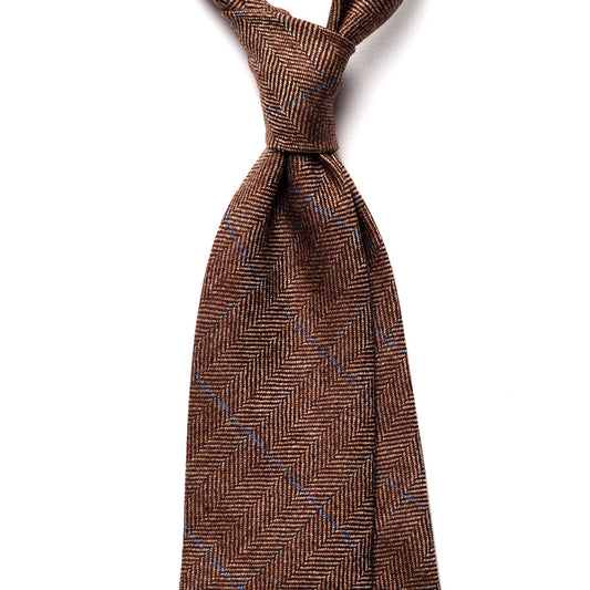 HERRINGBONE WOOL TIE