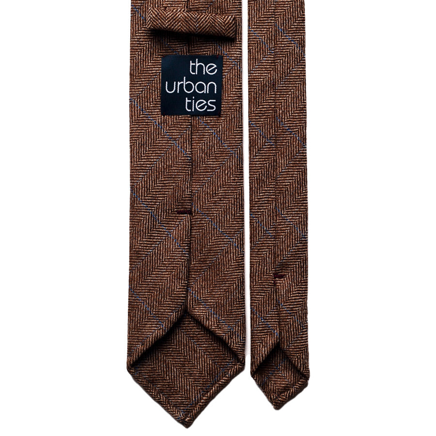HERRINGBONE WOOL TIE