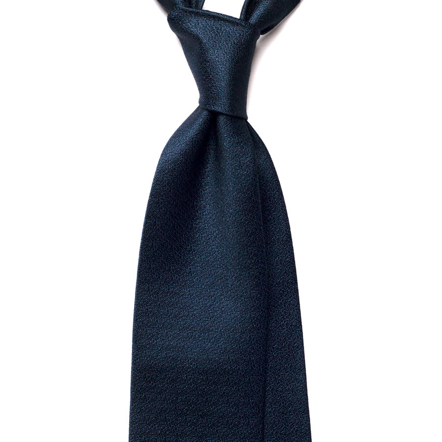 NAVY SILK TIE
