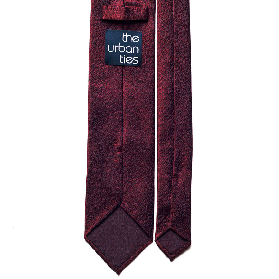 BURGUNDY SILK TIE