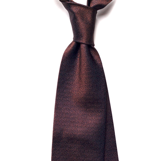 BROWN SILK TIE