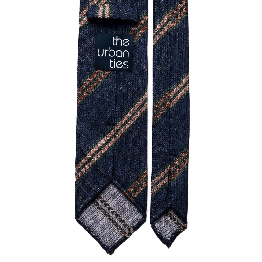 REPP STRIPE SILK/COTTON TIE