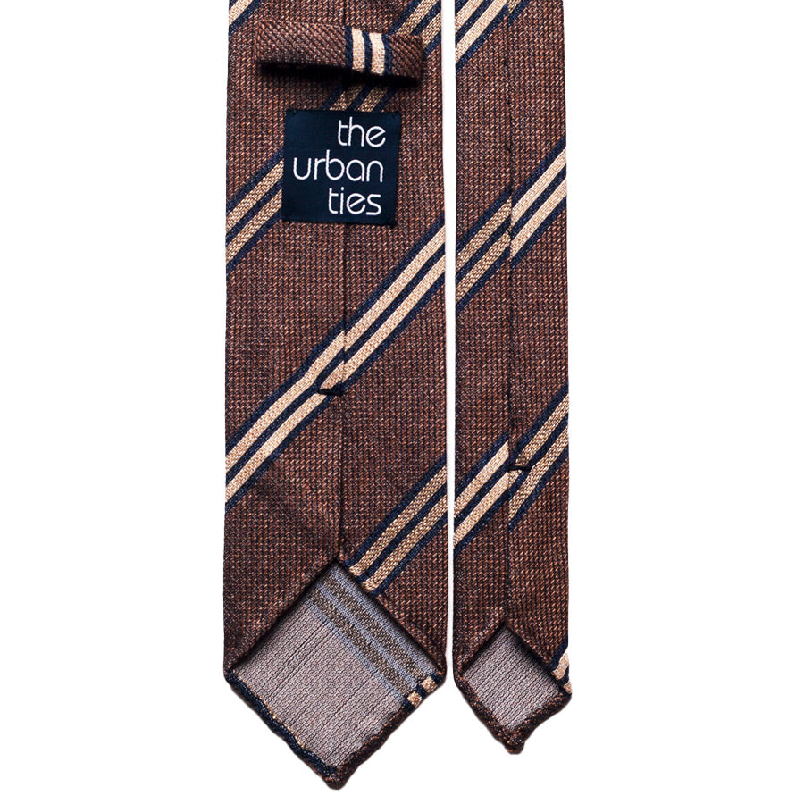 REPP STRIPE SILK/COTTON TIE