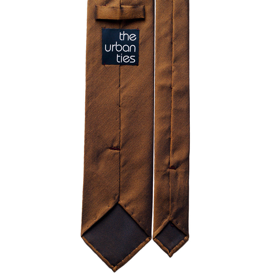GOLD YELLOW SILK TIE