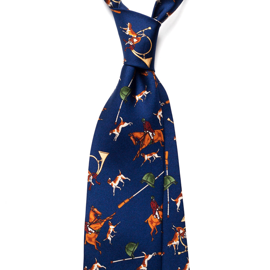HUNTING SILK TIE