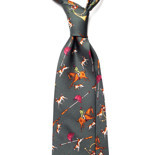HUNTING SILK TIE