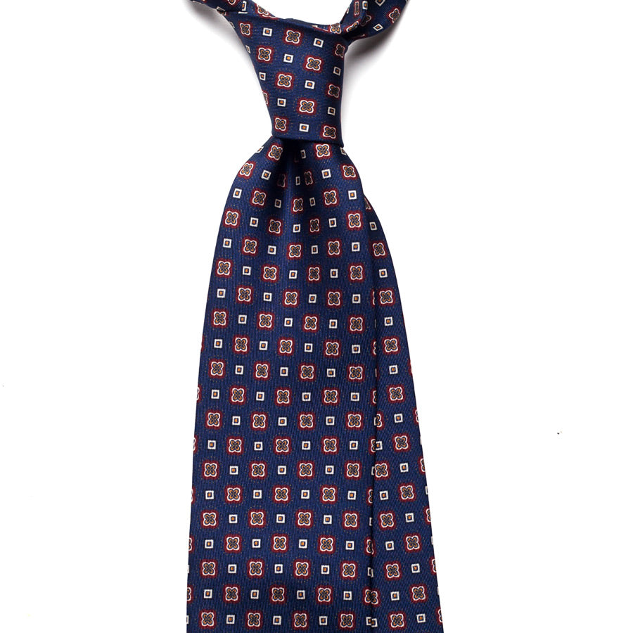 GEOMETRIC SILK TIE