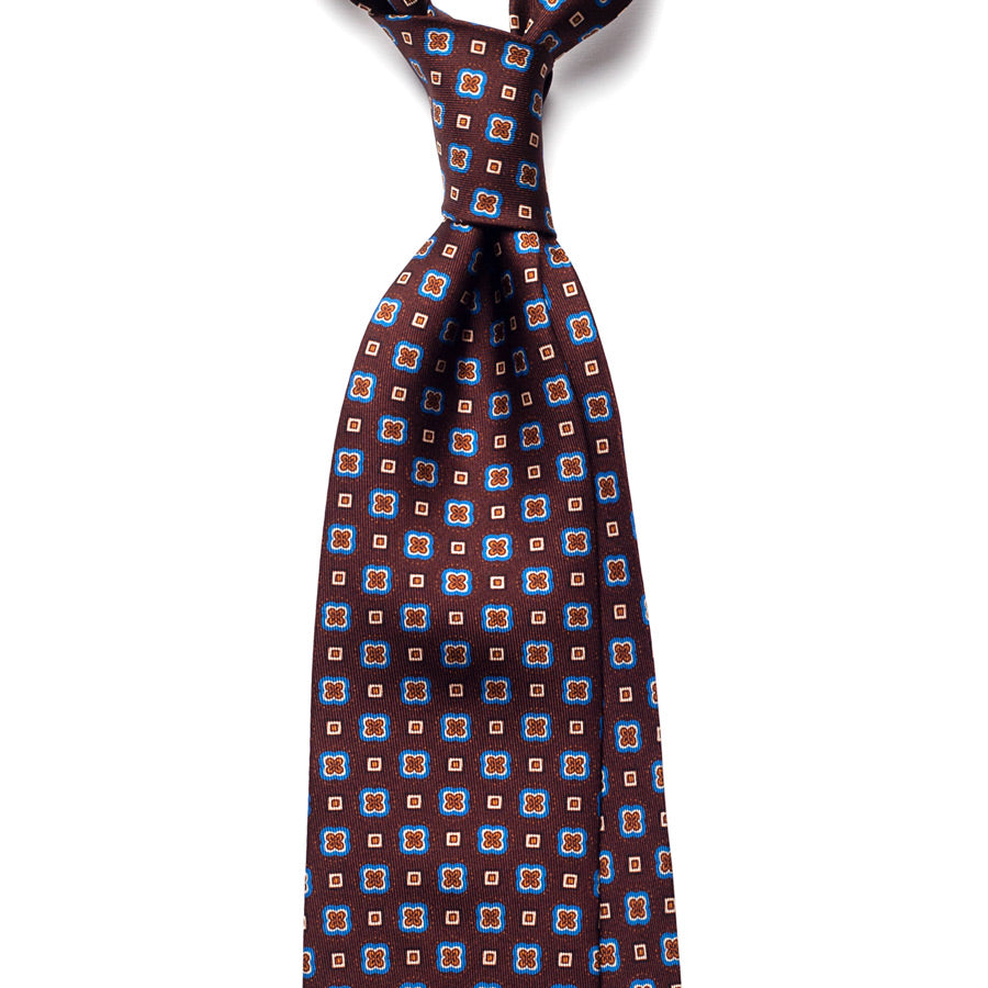 GEOMETRIC SILK TIE