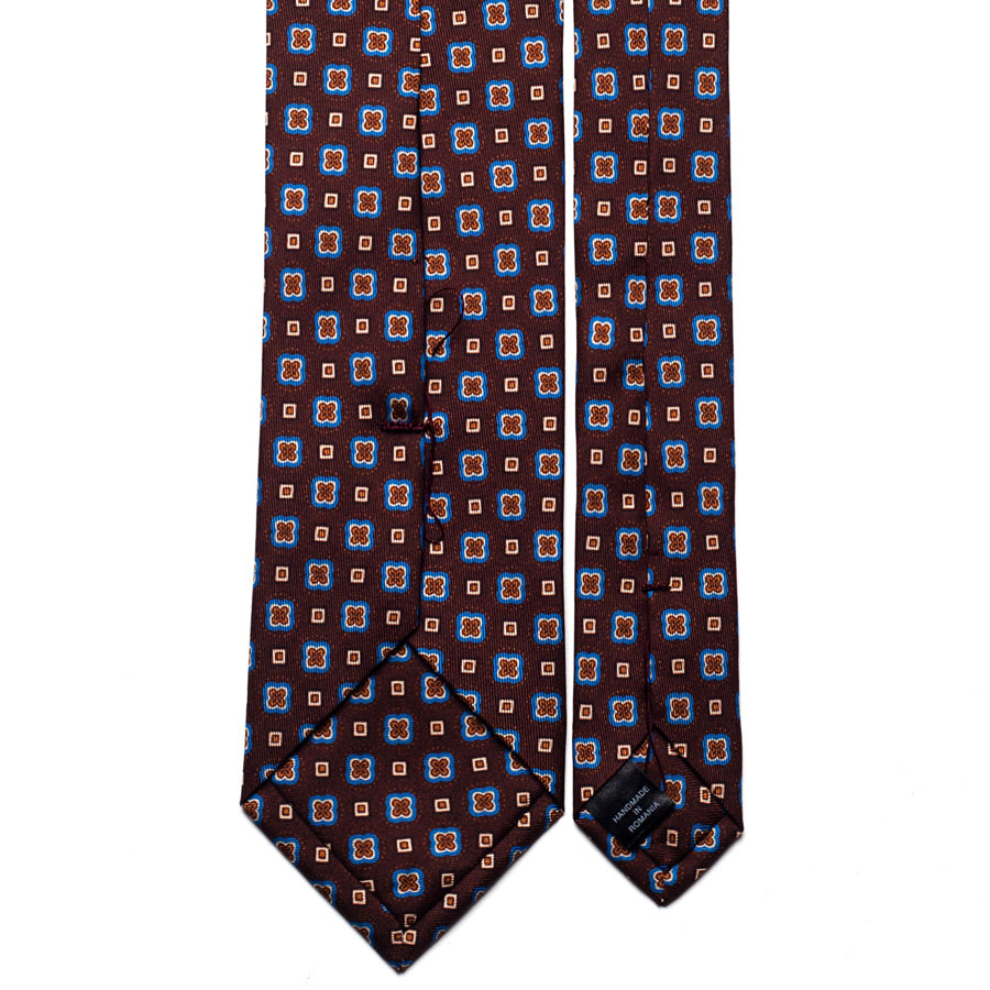 GEOMETRIC SILK TIE