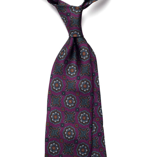 VINTAGE MEDALLION SILK TIE