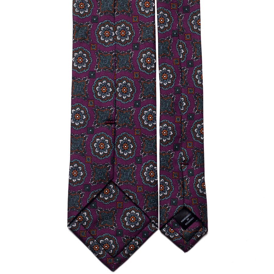 VINTAGE MEDALLION SILK TIE