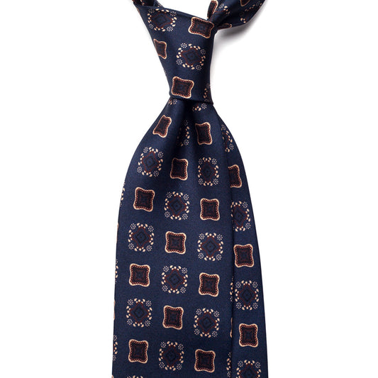 VINTAGE MEDALLION SILK TIE