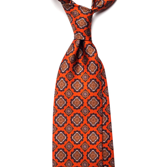 VINTAGE MEDALLION SILK TIE