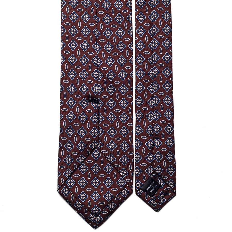 GEOMETRIC SILK TIE