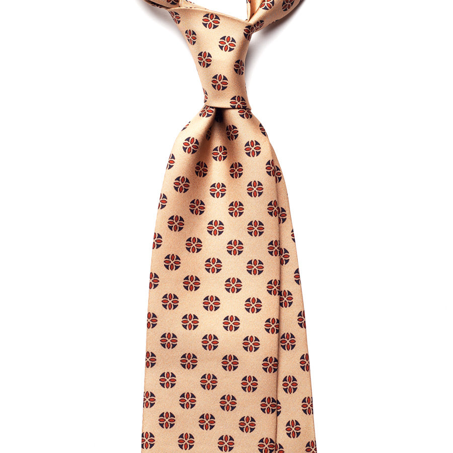 GEOMETRIC SILK TIE
