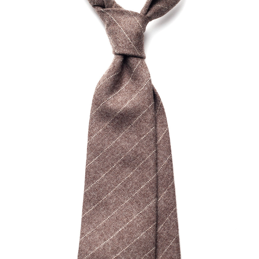 CHALKSTRIPE WOOL TIE