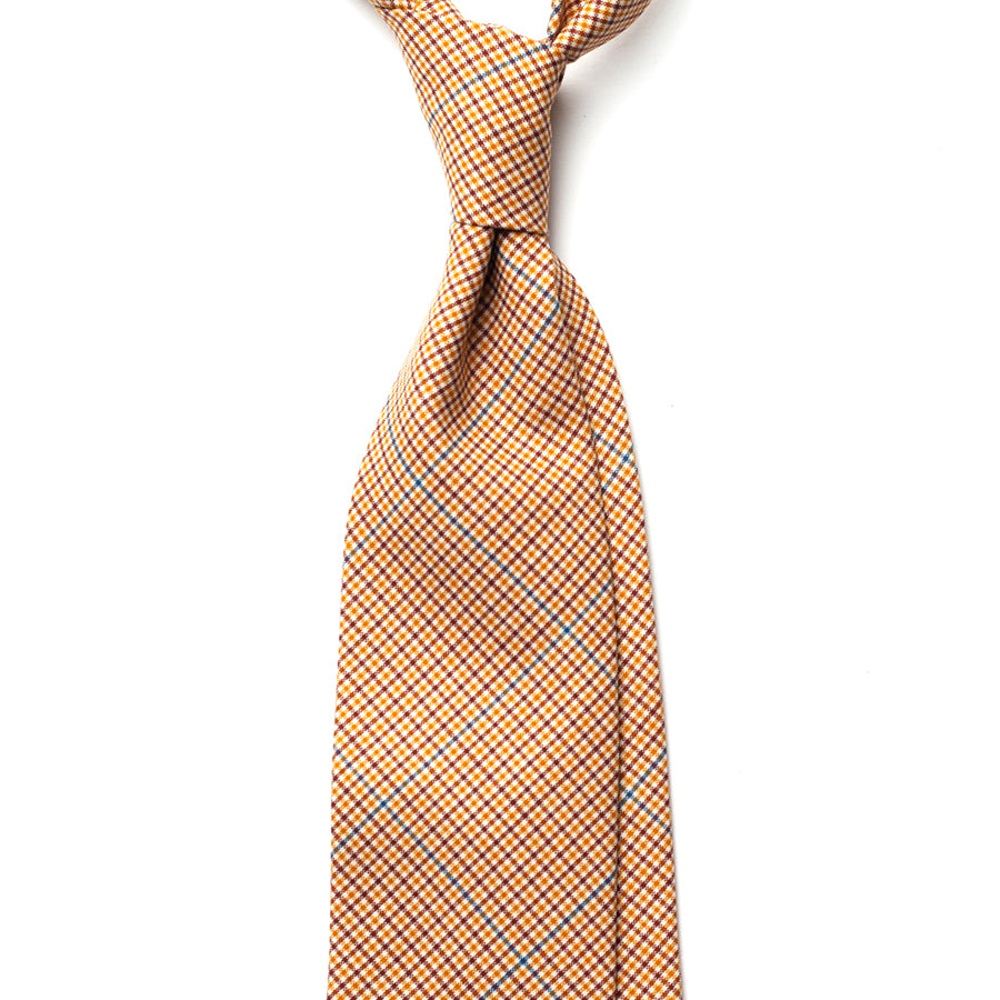 GUN CHECK WOOL TIE