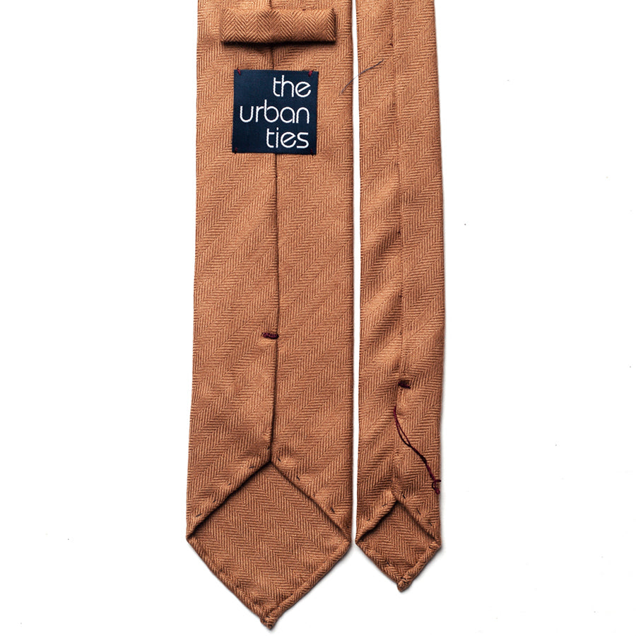 HERRINGBONE WOOL/SILK TIE