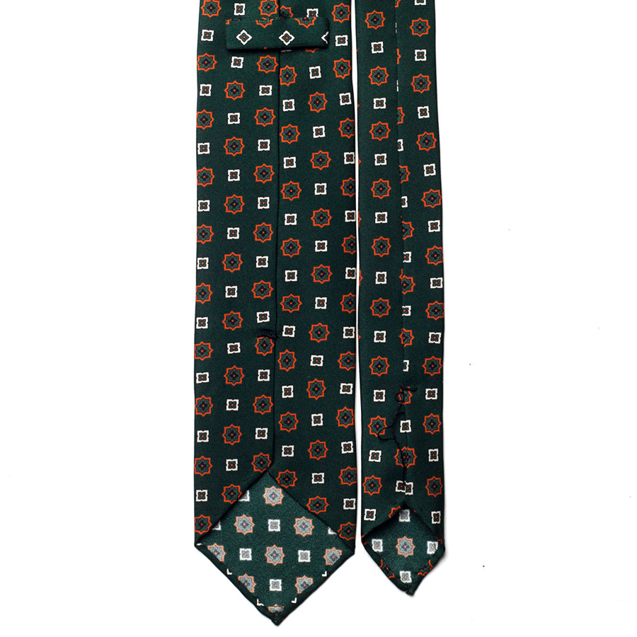 GEOMETRIC SILK TIE