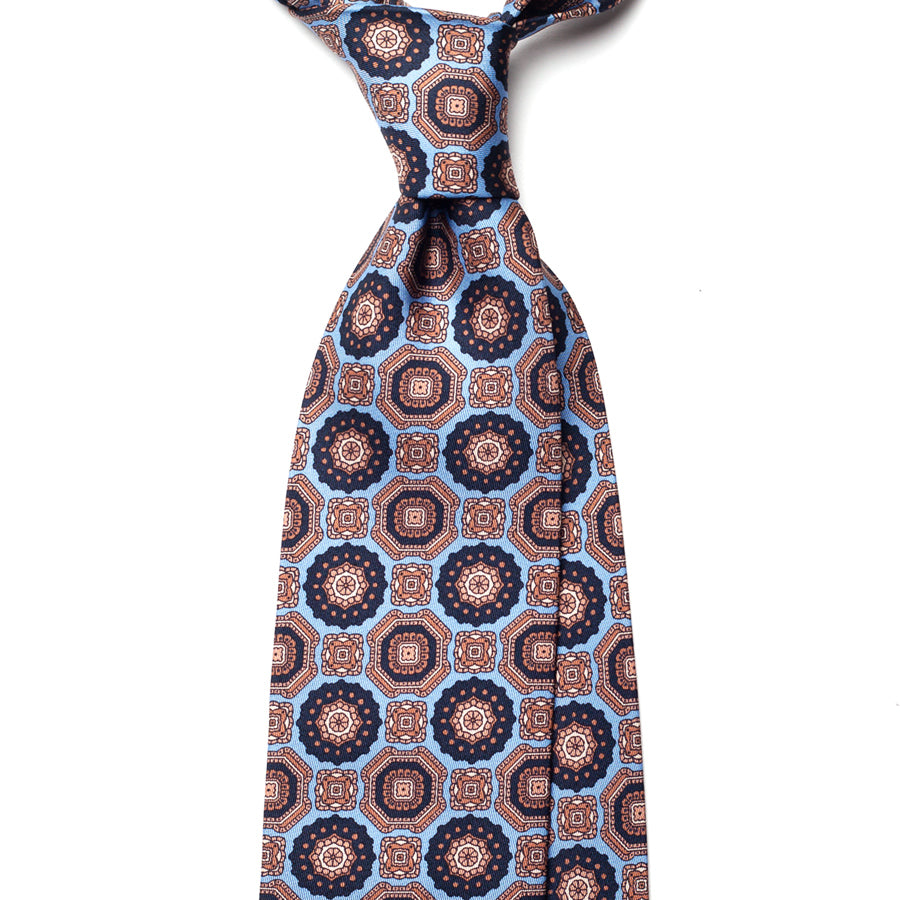 VINTAGE MEDALLION SILK TIE