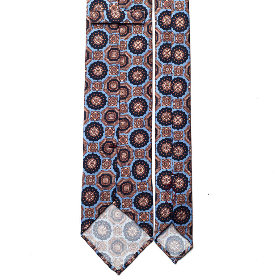 VINTAGE MEDALLION SILK TIE