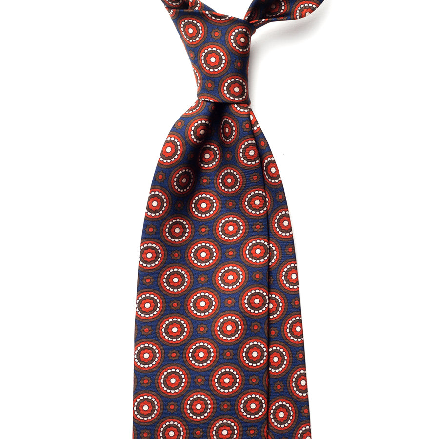 VINTAGE MEDALLION SILK TIE
