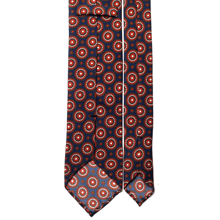 VINTAGE MEDALLION SILK TIE
